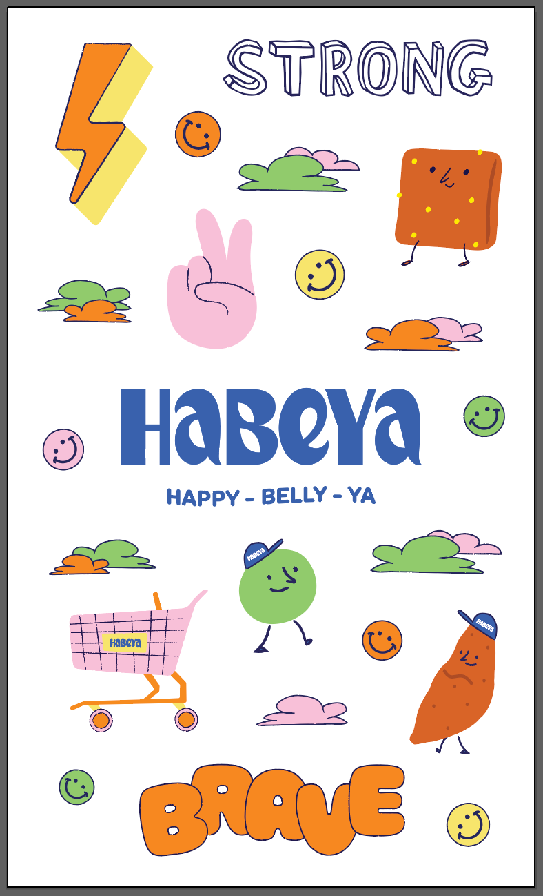 Habeya Merch - Sticker