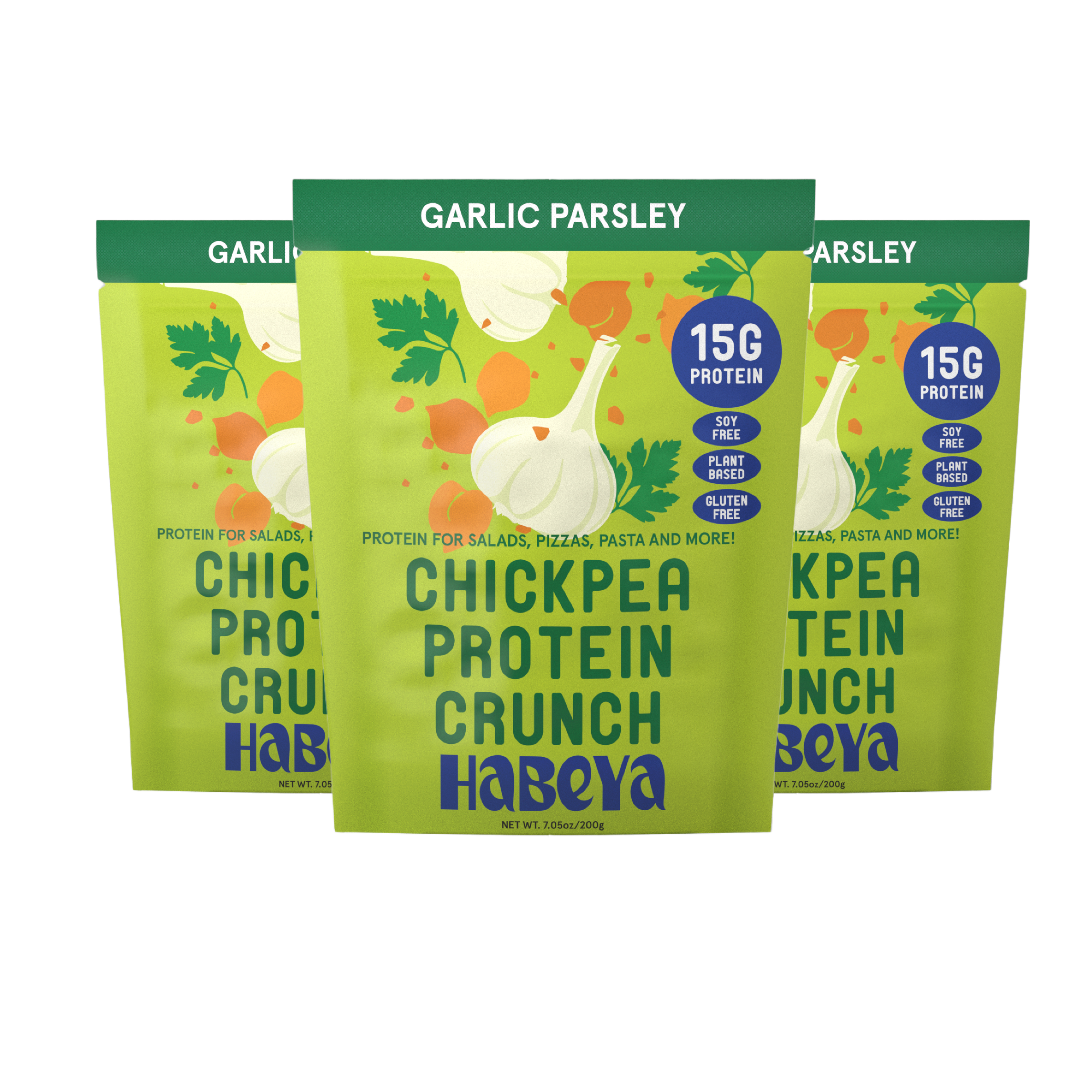 Garlic Parsley Chickpea Protein Crunch (3 pack)
