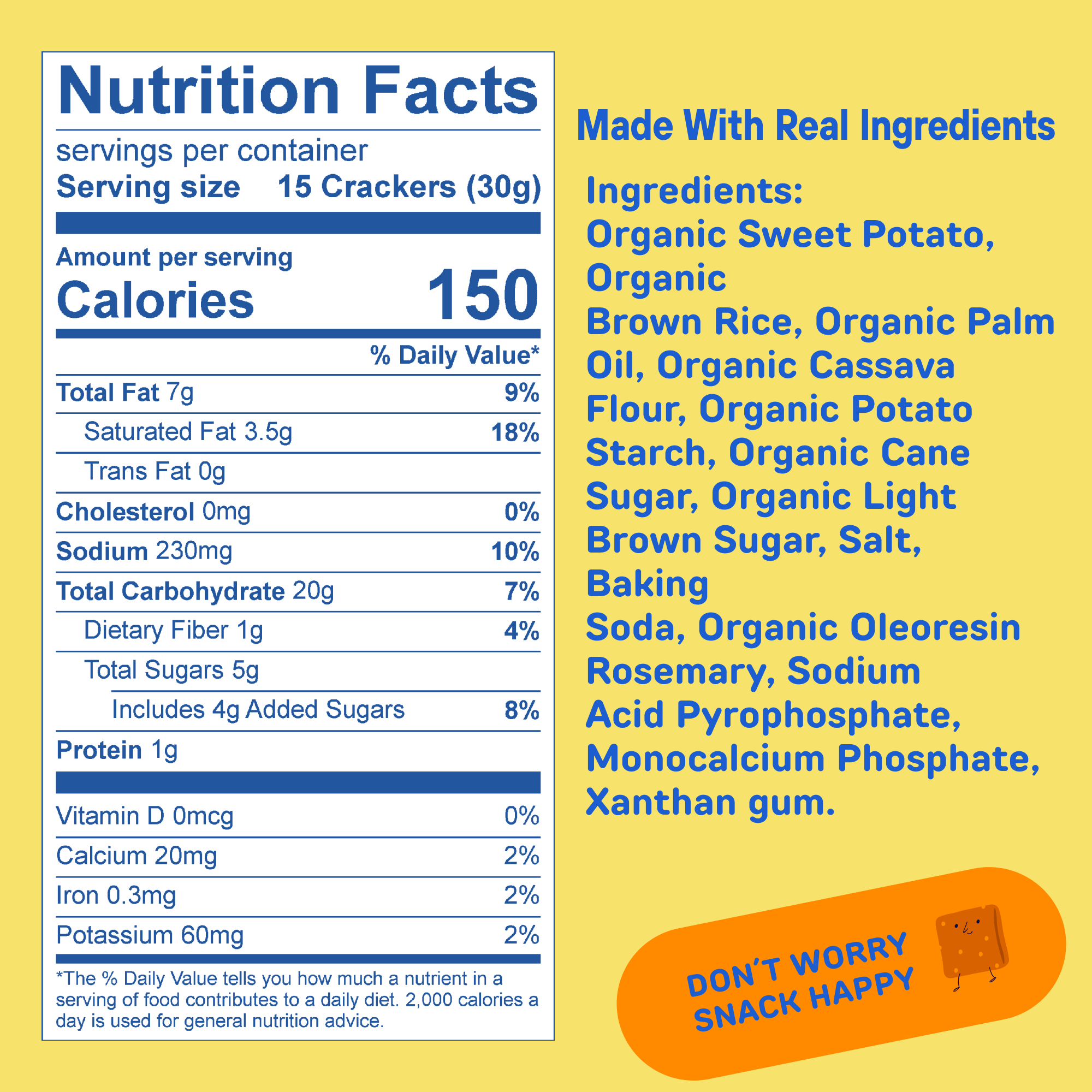 Multipack Original Sweet Potato Crackers